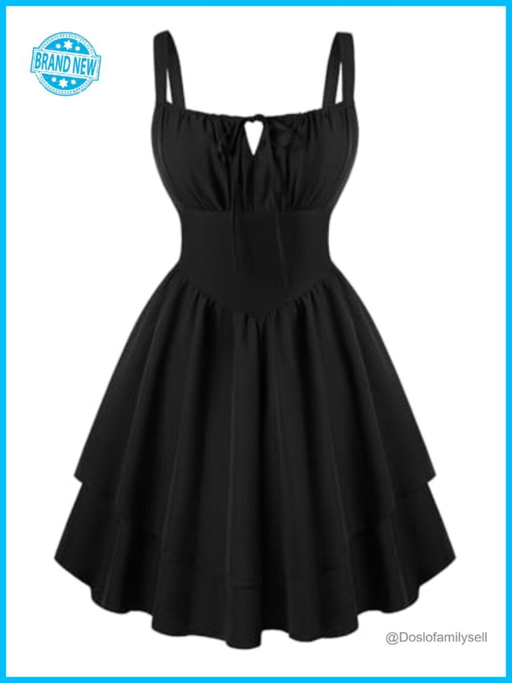 Women's Corset Mini Dress A-Line Square Neck Sleeveless Graduation Homecoming